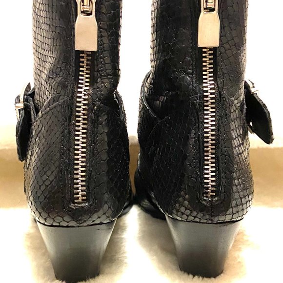 LEATHER  ANKLE BOOTS - zara - Picture 9 of 15